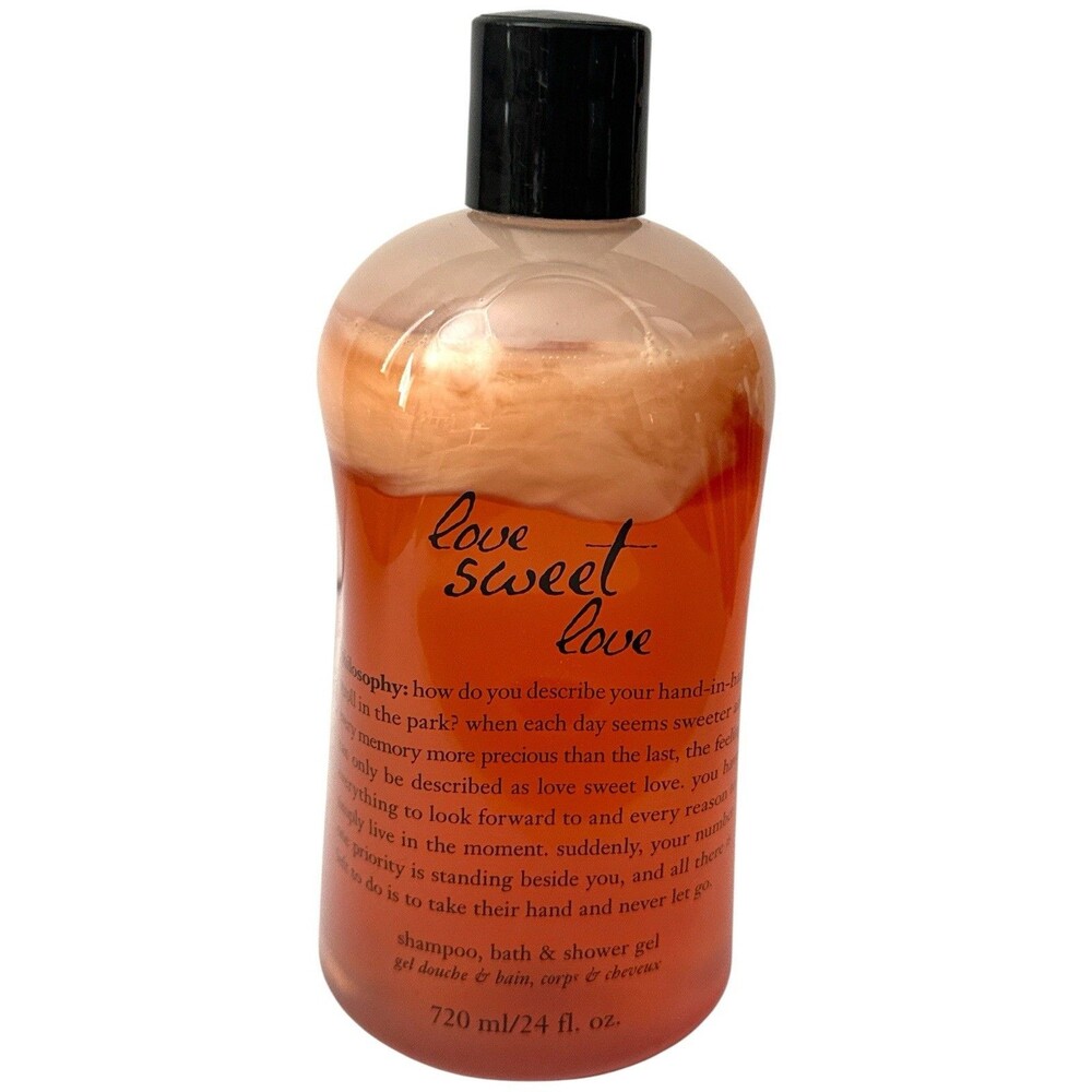 Philosophy LOVE SWEET LOVE Shampoo Bath Shower Gel Discontinued New Sealed 24 Oz